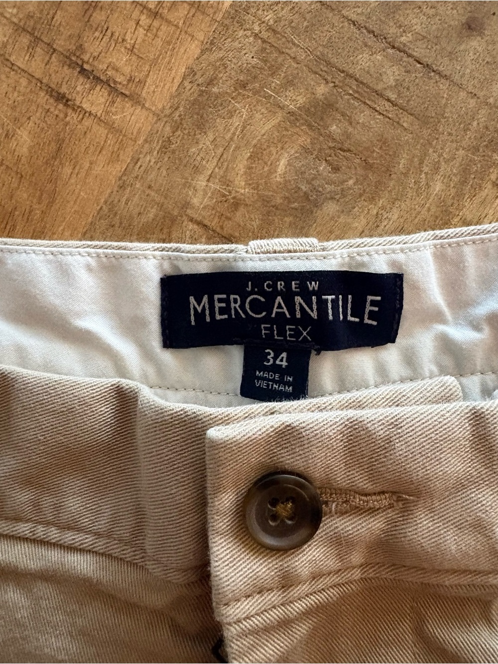 J.Crew Mercantile Flex Khaki Shorts - Beige